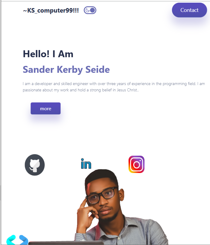 Portfolio with React